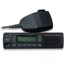 Close-up of generic two way UHF Mobile Radio